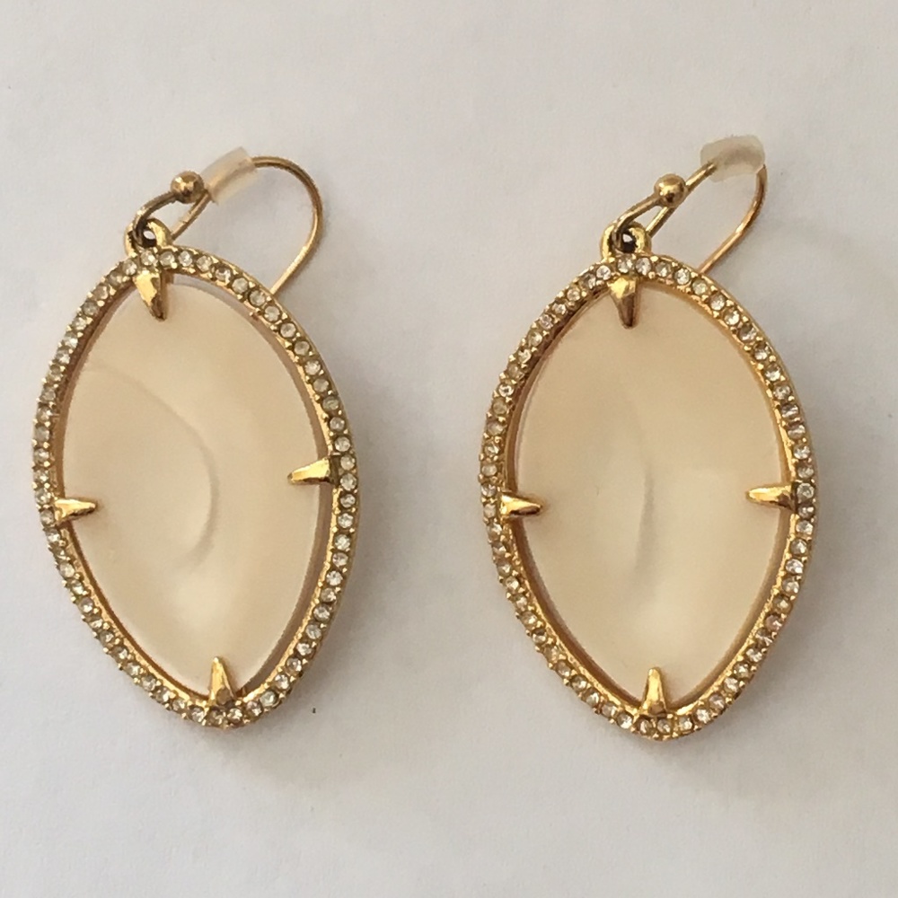 Cream Earrings